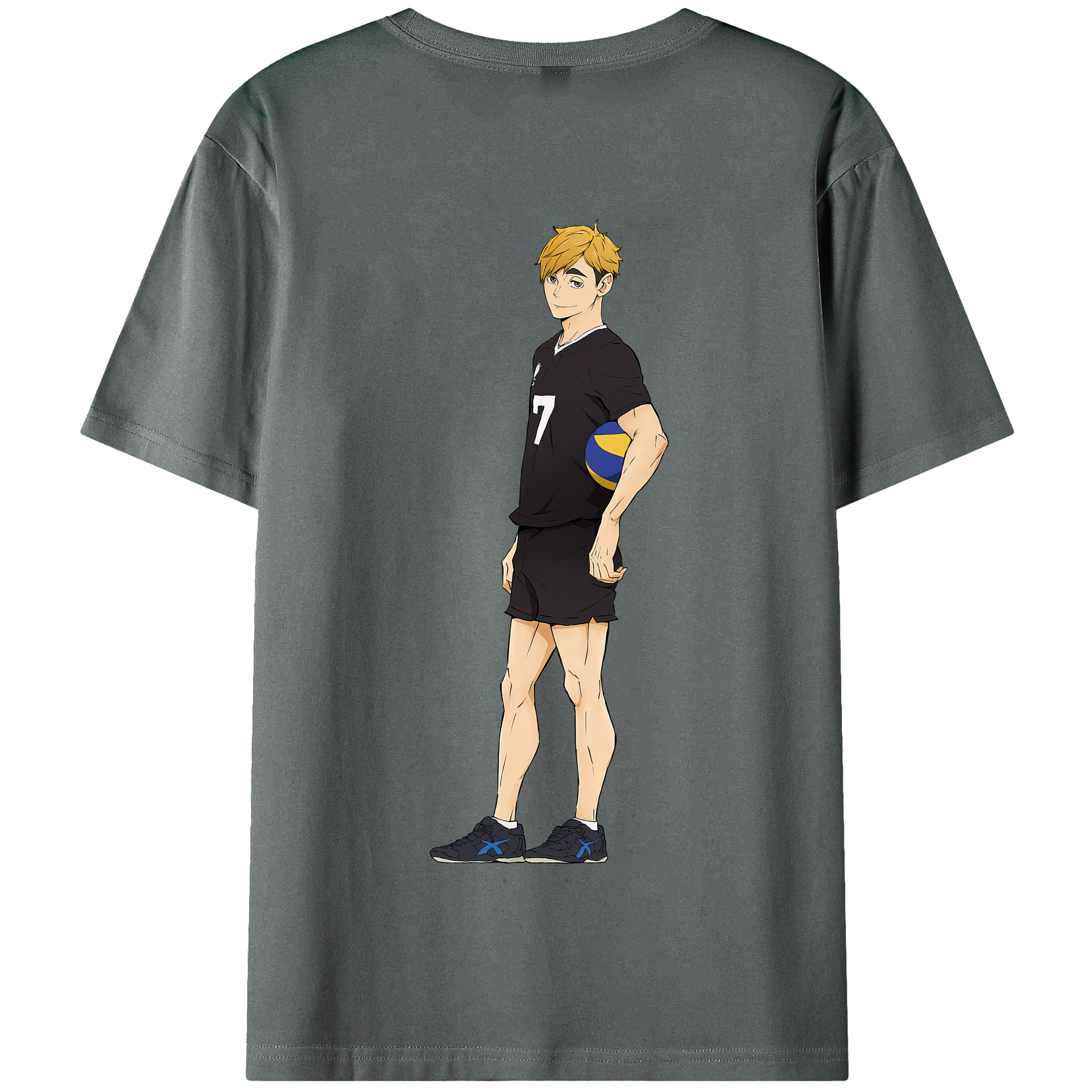 （画像用） ハイキュー!! Haikyu!! 綿100％半袖Tシャツ（背面プリント）